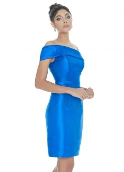 Ashley Lauren - 4215 One Shoulder Column Cocktail Dress