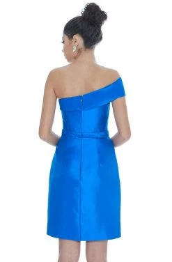 Ashley Lauren - 4215 One Shoulder Column Cocktail Dress