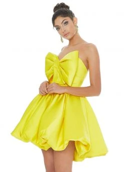 Ashley Lauren - 4218 Bowed Strapless A-Line Cocktail Dress 14 Ashley Lauren - 4218 Bowed Strapless A-Line Cocktail Dress