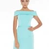 Ashley Lauren - 4224 Off Shoulder Sheath Cocktail Dress 1 Ashley Lauren - 4224 Off Shoulder Sheath Cocktail Dress