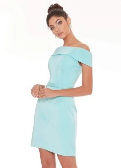 Ashley Lauren - 4224 Off Shoulder Sheath Cocktail Dress