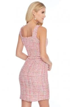 Ashley Lauren - 4323 Square Neck Sheath Cocktail Dress