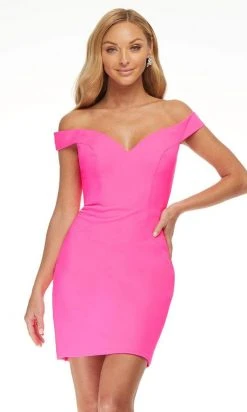 Ashley Lauren - 4444 Fitted Sheath Short Dress