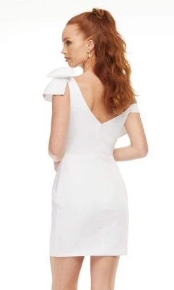 Ashley Lauren - 4448 Asymmetrical Sheath Cocktail Dress