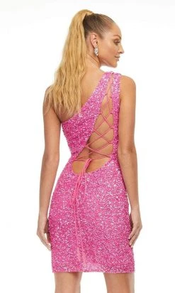 Ashley Lauren - 4469 Cutout Lace-up Back Fully Beaded Cocktail Dress 13 Ashley Lauren - 4469 Cutout Lace-up Back Fully Beaded Cocktail Dress
