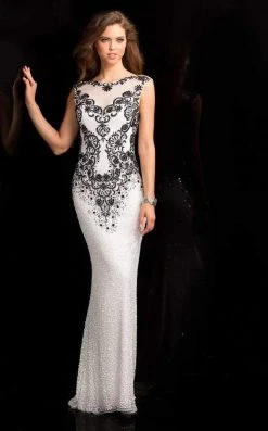 SCALA BG Haute - 48719 Artistic Embellished Sleeveless Gown