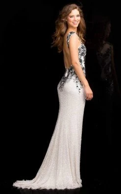 SCALA BG Haute - 48719 Artistic Embellished Sleeveless Gown 8 SCALA BG Haute - 48719 Artistic Embellished Sleeveless Gown