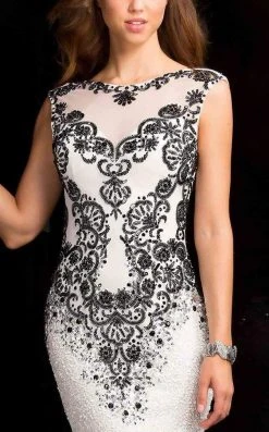 SCALA BG Haute - 48719 Artistic Embellished Sleeveless Gown 7 SCALA BG Haute - 48719 Artistic Embellished Sleeveless Gown