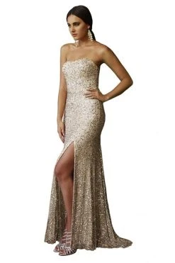 SCALA BG Haute - E01015 Dress In Champagne