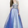 SCALA BG Haute - G3115 Dress In Blue And Purple 1 SCALA BG Haute - G3115 Dress In Blue And Purple