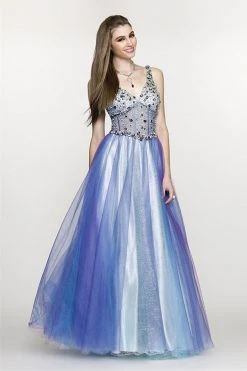 SCALA BG Haute - G3115 Dress In Blue And Purple