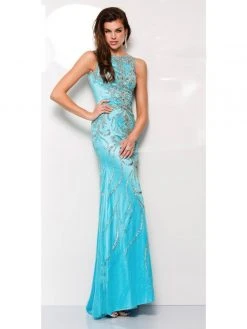 SCALA BG Haute - G3307 Dress In Aqua Silver