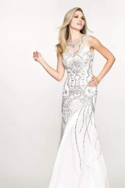 SCALA BG Haute - G3312 Dress In White Silver