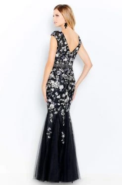 Cameron Blake By Mon Cheri - 120608 Floral Embroidered Trumpet Dress 8 Cameron Blake By Mon Cheri - 120608 Floral Embroidered Trumpet Dress