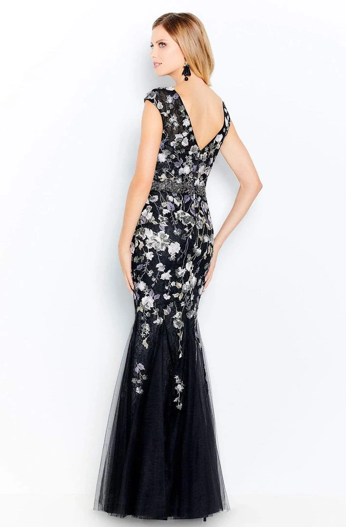 Cameron Blake By Mon Cheri - 120608 Floral Embroidered Trumpet Dress 4 Cameron Blake By Mon Cheri - 120608 Floral Embroidered Trumpet Dress