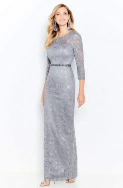 Cameron Blake By Mon Cheri - 120610 Stone Embellished Column Dress