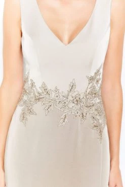 Cameron Blake By Mon Cheri - 120611 Lace Appliqued V-Neck Sheath Dress 13 Cameron Blake By Mon Cheri - 120611 Lace Appliqued V-Neck Sheath Dress