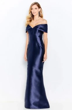 Cameron Blake By Mon Cheri - 120622 Off Shoulder Mikado Trumpet Gown