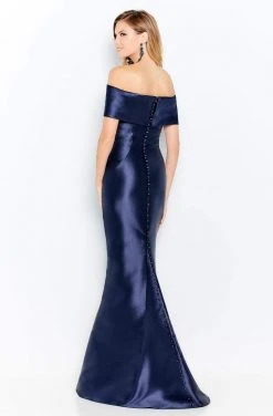 Cameron Blake By Mon Cheri - 120622W Off-Shoulder Mikado Trumpet Dress