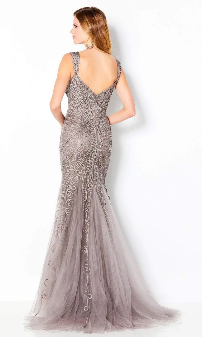 Cameron Blake By Mon Cheri - 220639 Beaded Soutache Trumpet Dress 5 Cameron Blake By Mon Cheri - 220639 Beaded Soutache Trumpet Dress