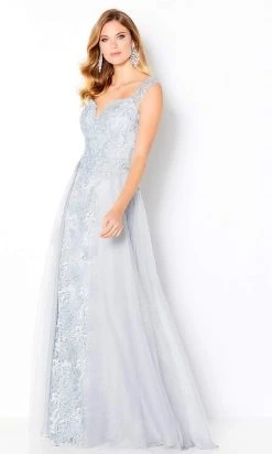 Cameron Blake By Mon Cheri - 220640 Embroidered Lace Overskirt Dress