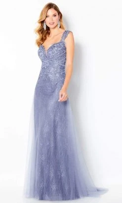 Cameron Blake By Mon Cheri - 220646 Cap Sleeve Sweetheart Gown