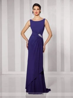Cameron Blake By Mon Cheri - Dress 216690 - 1 Pc Indigo In Size 10 Available