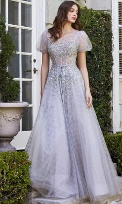 Cinderella Divine B708 - Bateau Neck Ball Gown