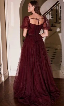 Cinderella Divine B712 - Square Neck A-line Gown