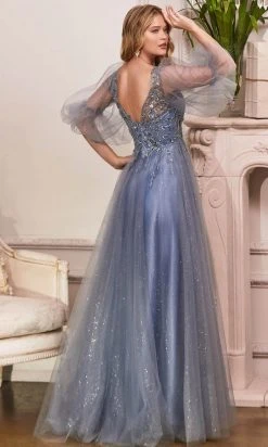 Cinderella Divine CD0182 - Lace Detailed Evening Dress
