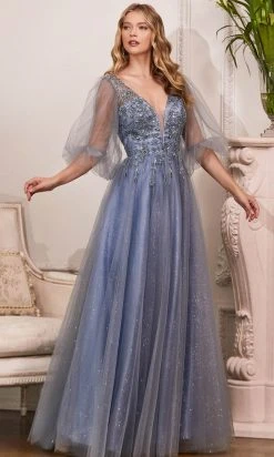 Cinderella Divine CD0182 - Lace Detailed Evening Dress