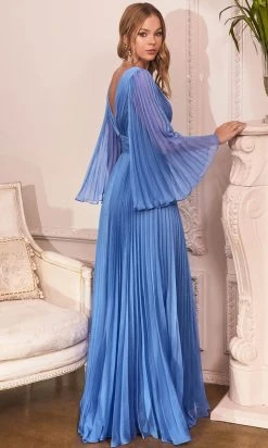 Cinderella Divine CD242 - Flutter Sleeve Evening Dress