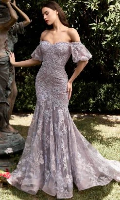 Cinderella Divine CD959 - Fit And Flare Prom Gown