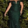 Cinderella Divine CD975C - Off Shoulder Formal Gown