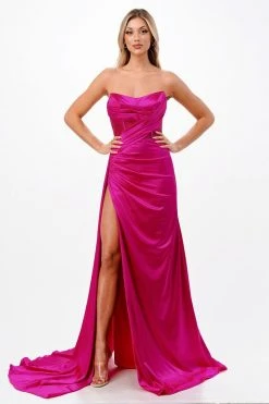 Cinderella Divine CDS411 - Ruched Scoop Formal Gown 15 Cinderella Divine CDS411 - Ruched Scoop Formal Gown