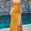 Cinderella Divine CM317 - Beaded Corset Prom Gown 1 Cinderella Divine CM317 - Beaded Corset Prom Gown