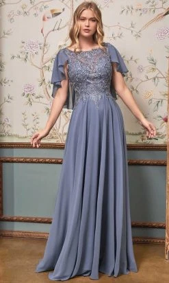 Cinderella Divine HT101 - Illusion Bateau Formal Dress 11 Cinderella Divine HT101 - Illusion Bateau Formal Dress