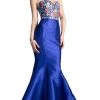 Cinderella Divine - HW06 Floral Embellished Strapless Mermaid Evening Gown