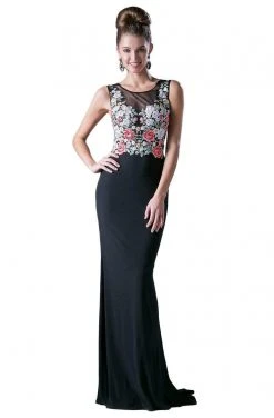Cinderella Divine - HW11 Embroidered Long Sheath Dress