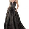 Cinderella Divine - J796 Glitter Knit Sleeveless Corset Back Ballgown 2 Cinderella Divine - J796 Glitter Knit Sleeveless Corset Back Ballgown
