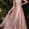 Cinderella Divine J819 - Winter Florals Ball Gown 2 Cinderella Divine J819 - Winter Florals Ball Gown
