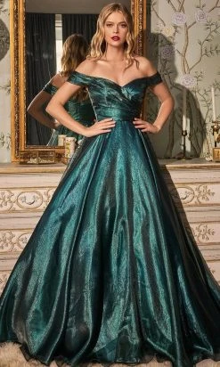Cinderella Divine J822 - Off Shoulder Ball Gown