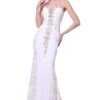 Cinderella Divine - JC4101 Embellished Illusion Sheath Dress 2 Cinderella Divine - JC4101 Embellished Illusion Sheath Dress