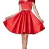 Cinderella Divine - Off-Shoulder Satin Finish A-Line Cocktail Dress CD0140SC - 1 Pc Champagne In Size M Available