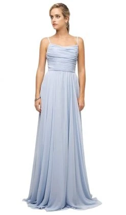 Cinderella Divine - UR136 Sleeveless Empire Waist Chiffon Dress 11 Cinderella Divine - UR136 Sleeveless Empire Waist Chiffon Dress