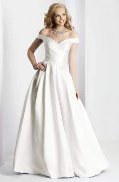 Clarisse - 3442 Off Shoulder Corset Mikado Ballgown 15 Clarisse - 3442 Off Shoulder Corset Mikado Ballgown