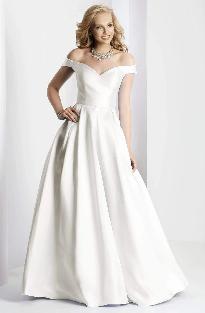 Clarisse - 3442 Off Shoulder Corset Mikado Ballgown 9 Clarisse - 3442 Off Shoulder Corset Mikado Ballgown