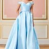 Clarisse - 3442 Off Shoulder Corset Mikado Ballgown 2 Clarisse - 3442 Off Shoulder Corset Mikado Ballgown
