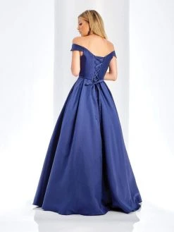 Clarisse - 3442 Off Shoulder Mikado Corset Ballgown