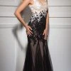 Clarisse - 4513 Sleeveless Beaded Floral Trumpet Gown 2 Clarisse - 4513 Sleeveless Beaded Floral Trumpet Gown